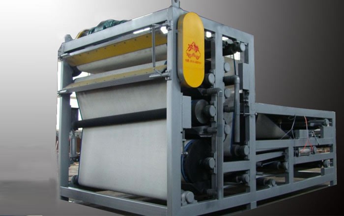 鄭州污泥脫水機專用聚酯網使用案例